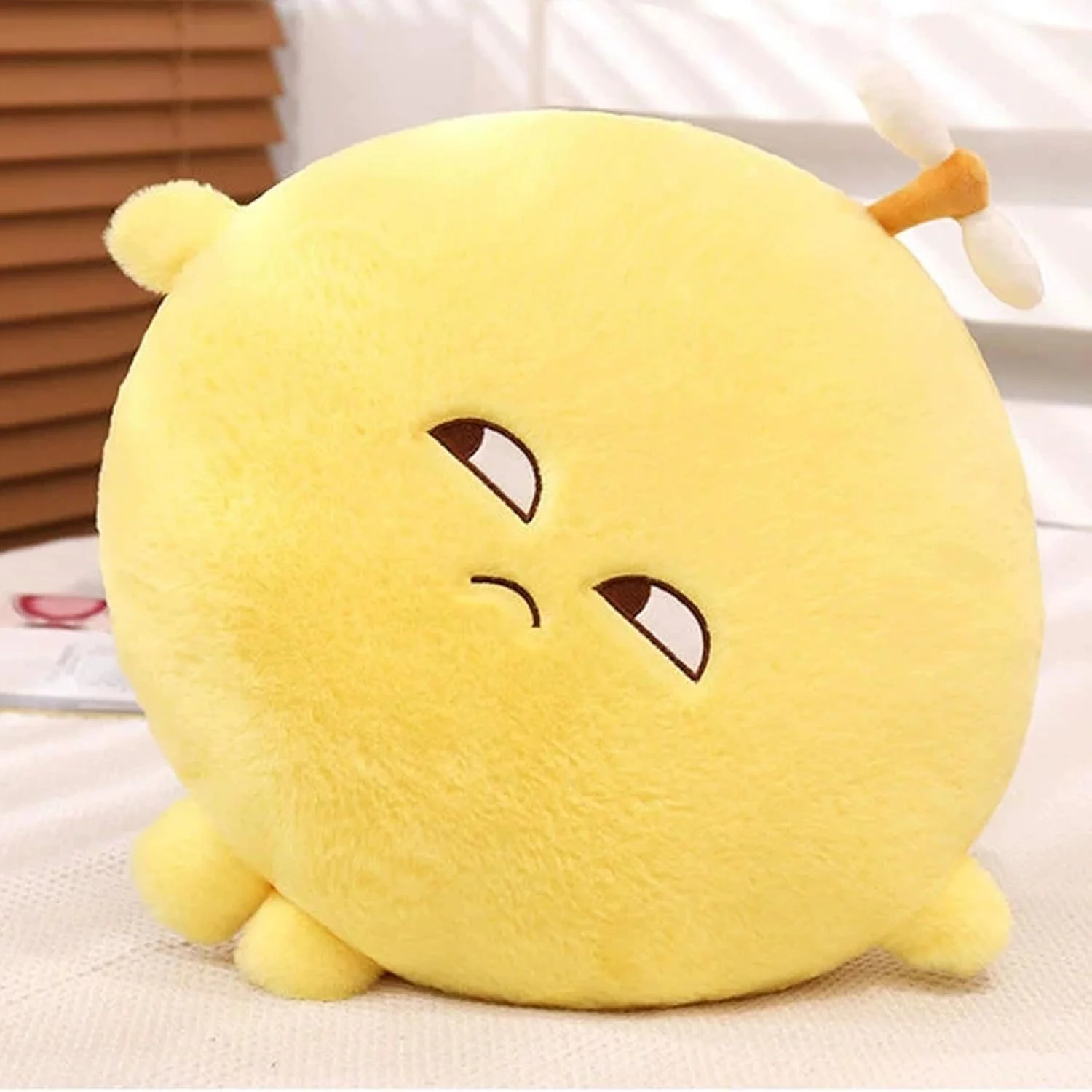 Lemon Plush Pillow, Stuffed Lemon Sofa Cushion, Lemon Doll Toy, Cozy Pillow for Sofa, Office, Cushion, Lounge, Gifts for Kids and Adults(yellow, 20 inches)
