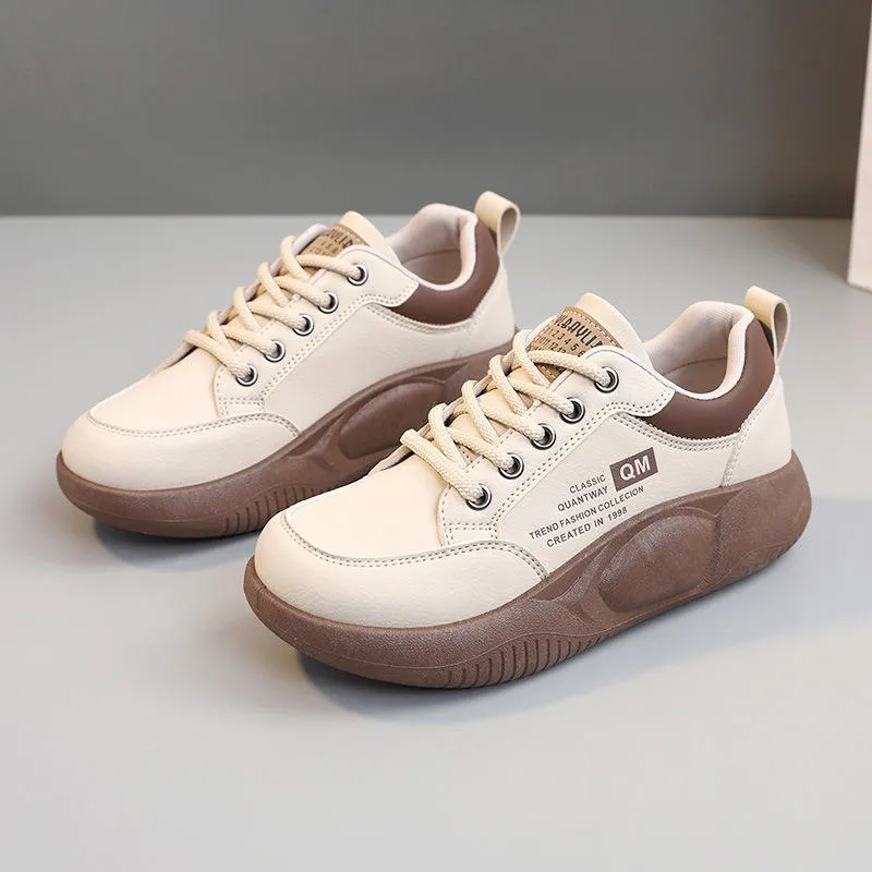 Stylish Comfort Lace Up Sneakers