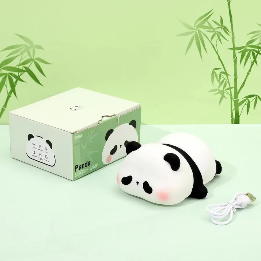 Adorable Squishy Panda Silicone Night Light
