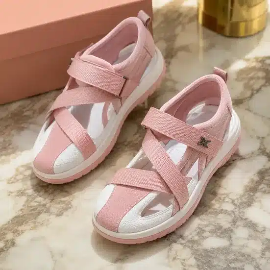 Cute Cross Strap Sport Sneakers