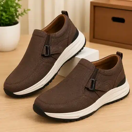 Comfort Fit Slip On Walking Shoes