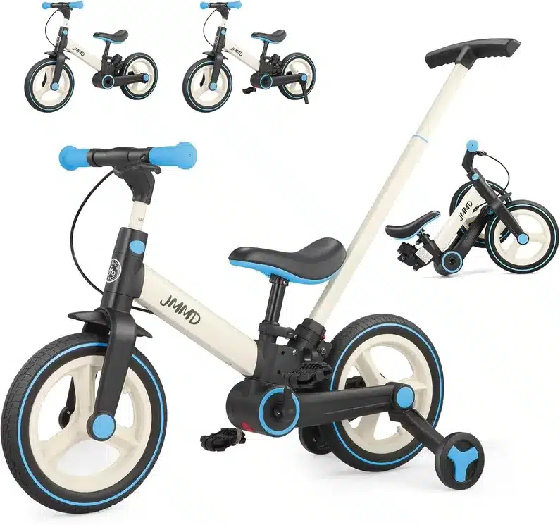 6 In 1 Convertible Kids Balance Bike Tricycle