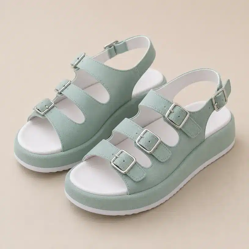 Women Casual Buckle Strap Platform Sandals