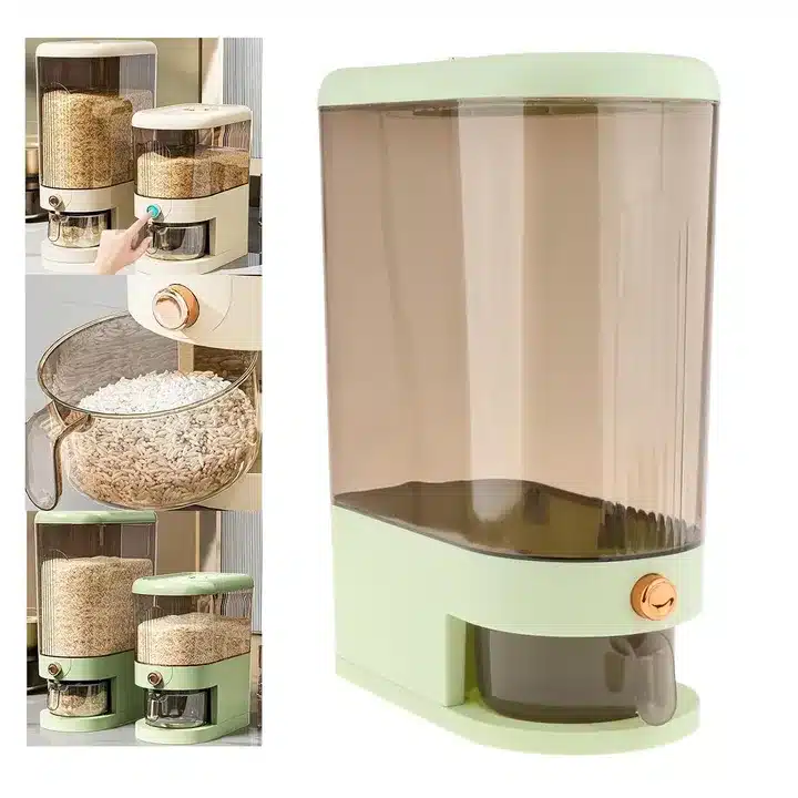 Airtight Grain Storage Dispenser Container