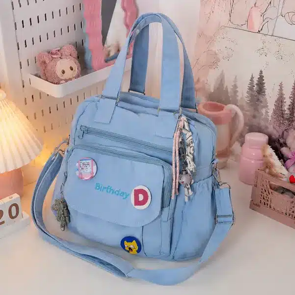 Cute Multi Pocket Casual Shoulder Handbag