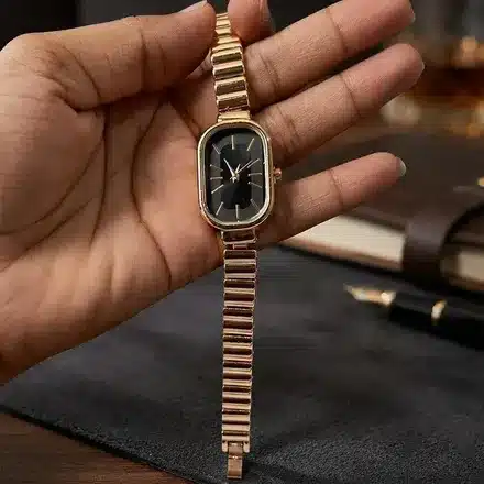 Elegant Gold Bracelet Watch