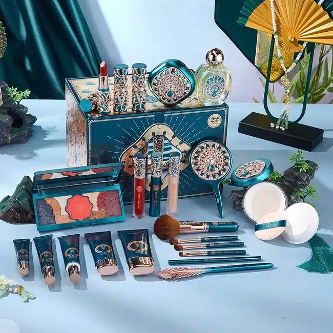 Luxury Royal Green Makeup Gift Box
