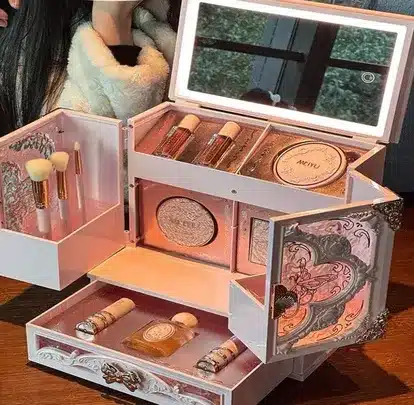 Luxury Princess Pink Makeup Vanity Box