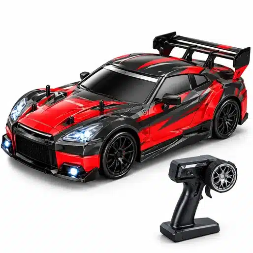 Remote Control Racing Car for Kids with High Speed and LED Lights
